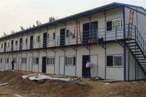 拉薩達孜區K式彩鋼板房圖片案例